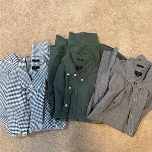J. Crew Factory shirts lot of 3